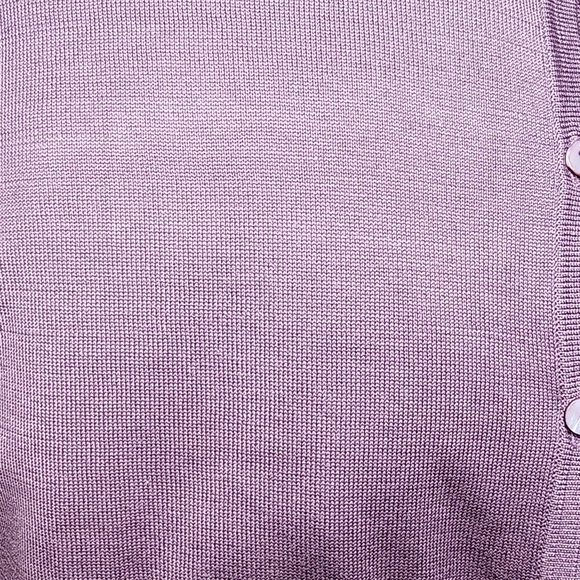 VTG Field Manor Silk Blend Cardigan Size L Color lavender 💜 - Picture 3 of 15